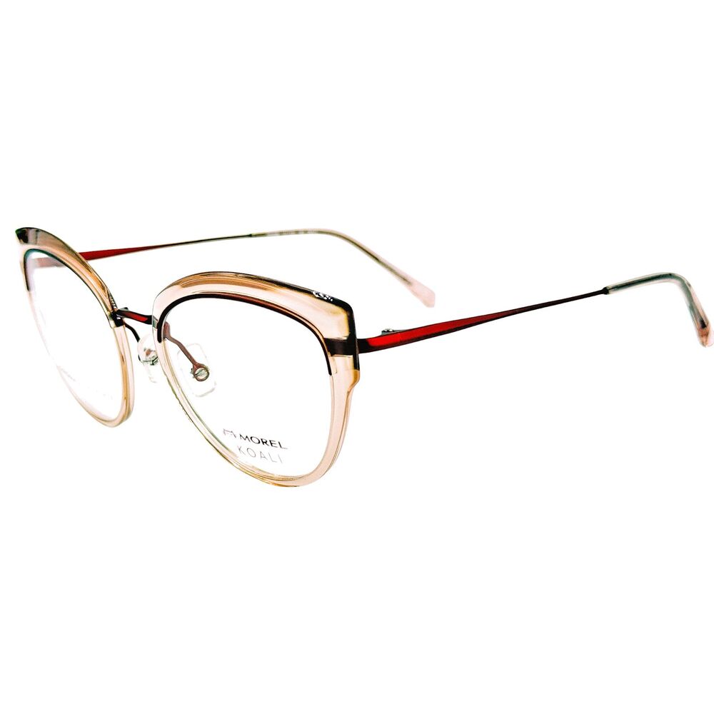 Morel Koali 20099k Womens Metal Eyeglass Frame PM12 Pink Brown 51-20 France